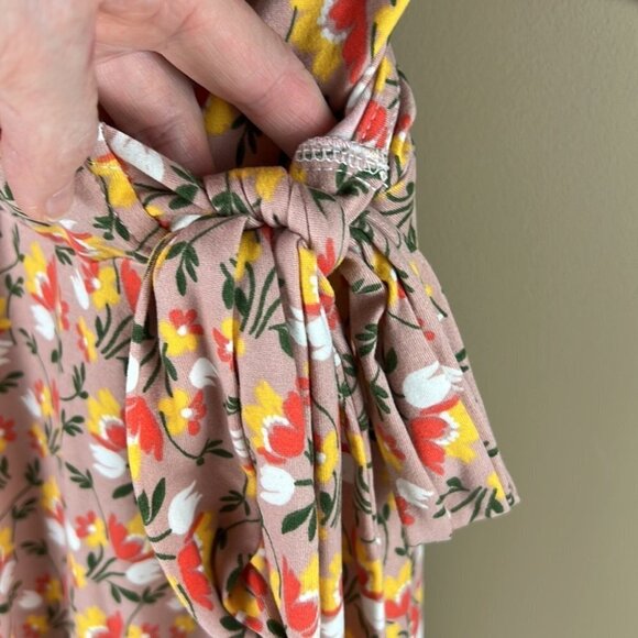 NWT GILLI Floral Faux Wrap Jersey Knit Dress - Picture 2 of 10